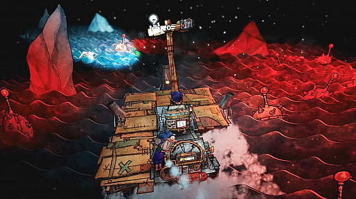 画像ギャラリー No.003のサムネイル画像 / PC版「Trash Sailors」の発売が12月16日に決定。水没した世界をイカダでめぐり,漂流物を拾いながらサバイバルを続けるアクションゲーム