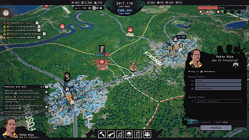 画像ギャラリー No.002のサムネイル画像 / 麻薬生産と密輸網を作り上げるPC向け都市開発シム「Cartel Tycoon」のティザートレイラーが公開。Steamでデモが配信