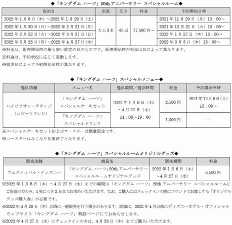 キングダム ハーツ」20周年をテーマにしたスペシャルルームが