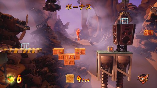 画像ギャラリー No.021のサムネイル画像 / 「クラッシュ・バンディクー4 とんでもマルチバース」インプレッション。正統派ジャンプアクションの完全新作が登場!