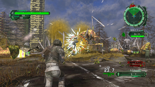 画像ギャラリー No.014のサムネイル画像 / 「地球防衛軍6」序盤のインプレッションをお届け。文明崩壊後,廃墟となった地球を舞台にした戦いは,謎多き展開に……?