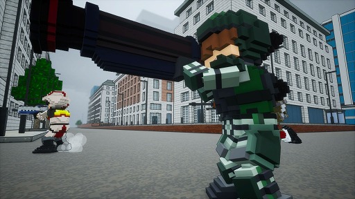 画像ギャラリー No.018のサムネイル画像 / 「デジボク地球防衛軍」のストーリーやレジェンド隊員,登場する敵の情報が公開。バラバラに砕けた地球の欠片を飛び回り,人々を助け出そう