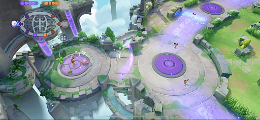 画像集#005のサムネイル/「Pok&#233;mon UNITE」1周年イベント（後半）先行レポート。“テイア蒼空遺跡”が新たな戦いの場に。ミュウ，ドードリオ，ハッサムの参戦も