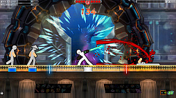 画像ギャラリー No.004のサムネイル画像 / Switch用ソフト「ワンフィンガーデスパンチ2」が2020年7月に配信。次々に襲いかかってくる棒人間のような敵を吹き飛ばしていく2Dアクション