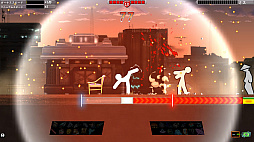 画像ギャラリー No.007のサムネイル画像 / Switch用ソフト「ワンフィンガーデスパンチ2」が2020年7月に配信。次々に襲いかかってくる棒人間のような敵を吹き飛ばしていく2Dアクション