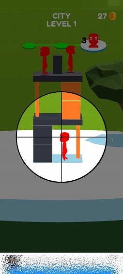 画像ギャラリー No.004のサムネイル画像 / 狙いを定めてターゲットを仕留めよう。アクションゲーム「スーパースナイパー」を紹介する「(ほぼ)日刊スマホゲーム通信」第2235回