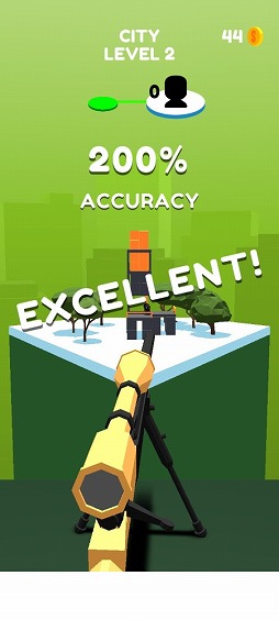 画像ギャラリー No.006のサムネイル画像 / 狙いを定めてターゲットを仕留めよう。アクションゲーム「スーパースナイパー」を紹介する「(ほぼ)日刊スマホゲーム通信」第2235回