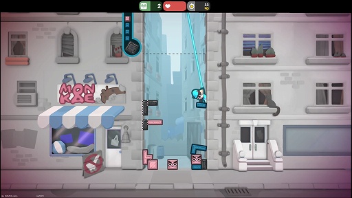 画像ギャラリー No.012のサムネイル画像 / 落ち物パズルに物理アクションのエッセンスが加わると何が起こる? 「TopplePOP: Bungee Blockbusters」プレイレポート