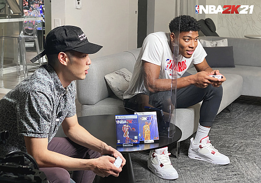 画像ギャラリー No.003のサムネイル画像 / 「NBA 2K21」,日本公式アンバサダー八村 塁選手がYouTuber Riuto AFさんと対戦するゲームプレイ映像が公開。八村選手のメッセージも