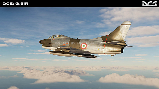 画像集 No.002のサムネイル画像 / 「DCS World」，イタリア戦闘機“G.91R”を新たな機体モジュールとして発表。多数のアイテムが最大50％オフとなるフラッシュセール実施中