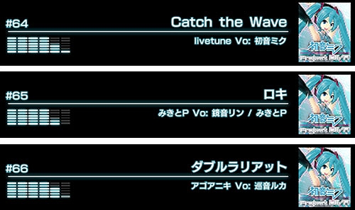 ���������꡼ No.008�Υ���ͥ������ / ��Ƭʸ��D THE ARCADE�ס��鲻�ߥ� -Project DIVA-����ܤ�EX���ﳫ�š�����ܿ������ƥब¿���о�