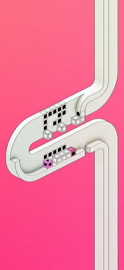 画像ギャラリー No.002のサムネイル画像 / トリックアートを取り入れた立体空間でゴールを目指そう。パズルゲーム「reky」を紹介する「(ほぼ)日刊スマホゲーム通信」第2357回