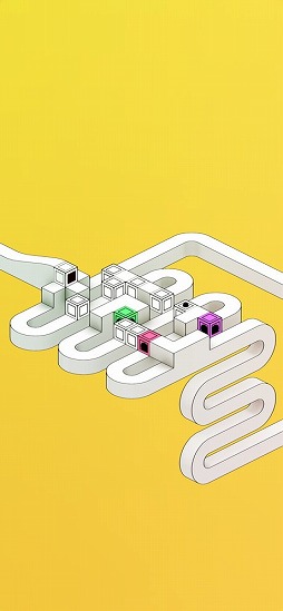 画像ギャラリー No.006のサムネイル画像 / トリックアートを取り入れた立体空間でゴールを目指そう。パズルゲーム「reky」を紹介する「(ほぼ)日刊スマホゲーム通信」第2357回