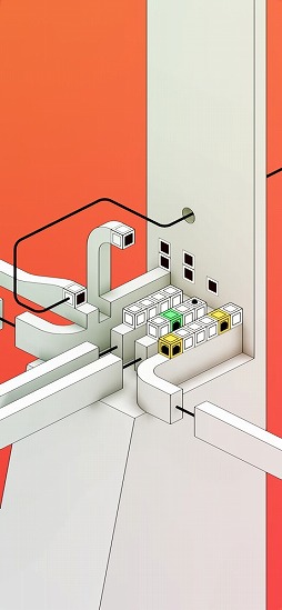 画像ギャラリー No.008のサムネイル画像 / トリックアートを取り入れた立体空間でゴールを目指そう。パズルゲーム「reky」を紹介する「(ほぼ)日刊スマホゲーム通信」第2357回