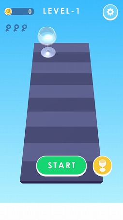 画像ギャラリー No.001のサムネイル画像 / グラスを目指してボールを投げよう。「Pong Toss 3D」を紹介する「(ほぼ)日刊スマホゲーム通信」第2358回