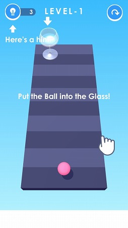 画像ギャラリー No.002のサムネイル画像 / グラスを目指してボールを投げよう。「Pong Toss 3D」を紹介する「(ほぼ)日刊スマホゲーム通信」第2358回