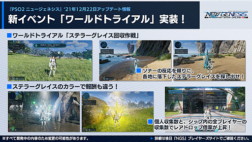 画像ギャラリー No.014のサムネイル画像 / 「PSO2 ニュージェネシス」,12月15日のアップデートで★5武器と防具が実装に。2022年前半のロードマップ公開も