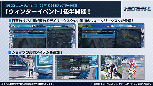 ���������꡼ No.011�Υ���ͥ������ / ��PSO2 �˥塼�����ͥ����ס�2022ǯ1��Υ��åץǡ��Ⱦ�����������饹�ȥ���ʡ��ɤμ�����2022ǯ��Ⱦ��ͽ��