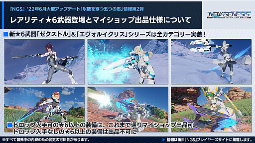 ꡼ No.023Υͥ / PSO2 ˥塼ͥ6緿åץǡȡɹɤĸޤĤλ֡ɤκǿ󤬸ˡ6μ俷ʤ