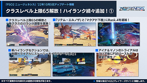 ���������꡼ No.001�Υ���ͥ������ / ��PSO2 �˥塼�����ͥ����ס���MELTY BLOOD: TYPE LUMINA�ɤȤΥ���ܤ�10��5�����顣��٥�����������ξ�²�����