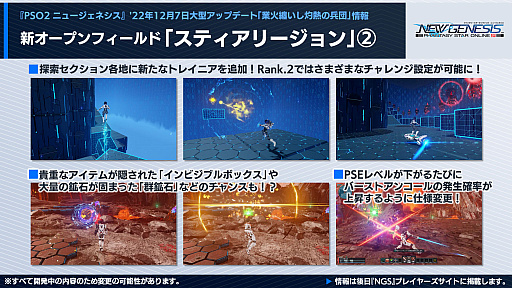 画像ギャラリー No.006のサムネイル画像 / 「PSO2 ニュージェネシス」大型アップデート“業火纏いし灼熱の兵団”最新情報公開。田所あずささんの出演も決まった“シンパシー2023”の詳細も