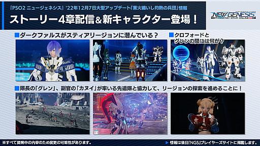 画像ギャラリー No.007のサムネイル画像 / 「PSO2 ニュージェネシス」大型アップデート“業火纏いし灼熱の兵団”最新情報公開。田所あずささんの出演も決まった“シンパシー2023”の詳細も