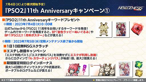 ���������꡼ No.018�Υ���ͥ������ / ��PSO2 �˥塼�����ͥ����פ����˥�ְ�������������פȥ���ܡ������ॹ�ڡ����ȥ�ƥ�١������ۿ��Ϻ��Ƥ�ͽ��