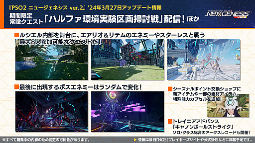 ���������꡼ No.012�Υ���ͥ������ / TV���˥�֤�����˷��� ����������ϲ̡���ݡפȤΥ���ܤ�ȯɽ���줿��PSO2 �˥塼�����ͥ����׸������ȤޤȤᡣ�������פΥ������Ȥ��о�