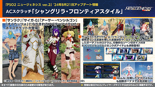 ���������꡼ No.011�Υ���ͥ������ / ��NGS ver.2�׸������ȤޤȤᡣ�ü�ʼ����M.A.R.S.�ʥޥ륹�ˡפ�7��31���˼�����8��ˤϥ͡���쥹���ƥ��˿������ɲ�