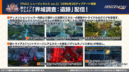 画像ギャラリー No.008のサムネイル画像 / 「NGS ver.2」公式番組まとめ。「にじさんじ」コラボ第4弾は，2026年6月3日から。5周年記念イベント「真・超星譚祭」の開催情報も