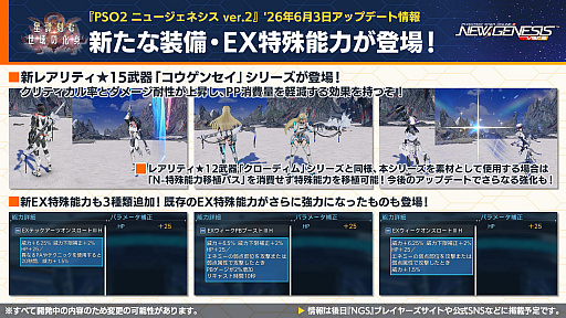 画像ギャラリー No.009のサムネイル画像 / 「NGS ver.2」公式番組まとめ。「にじさんじ」コラボ第4弾は，2026年6月3日から。5周年記念イベント「真・超星譚祭」の開催情報も