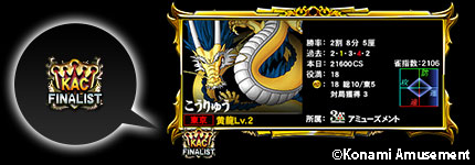 画像ギャラリー No.004のサムネイル画像 / 「麻雀格闘倶楽部 疾風」でKACチャンピオンズロード戦,地域四神王決定戦,KACサウンドフェスティバルが同時開催