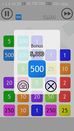 画像ギャラリー No.005のサムネイル画像 / スマホ向けアプリ「ナゾリタス」が配信。数字をなぞって足して大きい数字を作る落ち物パズルゲーム