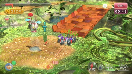 画像ギャラリー No.030のサムネイル画像 / 「ピクミン3 デラックス」の魅力を,過去のシリーズ作品とともに紹介。1作目と2作目の“いいとこ取り”な「ピクミン3」がさらに奥深く,遊びやすくなった