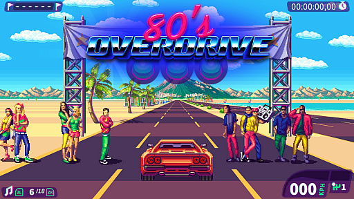 レトロ風レースゲーム 80 S Overdrive のswitch版が配信開始