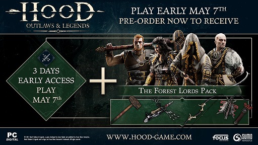 画像ギャラリー No.005のサムネイル画像 / 対戦型義賊アクション「Hood: Outlaws & Legends」の最新トレイラーが公開。プレオーダー向けのアーリーアクセスも開始