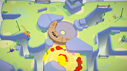 画像ギャラリー No.008のサムネイル画像 / Switch用ソフト「ブーメランヒュー」が本日配信。最大6人でカオスなバトルが楽しめるパーティーゲーム