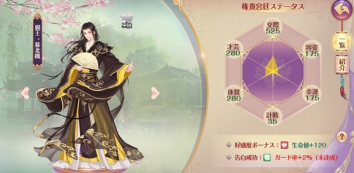 画像ギャラリー No.006のサムネイル画像 / 女性向けドラマチック宮廷ADV「宮ノ計」が本日配信。リリース記念プレゼントキャンペーンも開催中