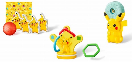 マクドナルドのハッピーセットに ポケモン が登場 ピカチュウモチーフの玩具全6種が6月11日から約4週間の期間限定で販売