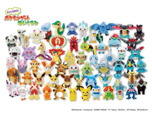 キミにきめた!ポケモンゲットぬいぐるみ”が累計出荷数50万個突破。新