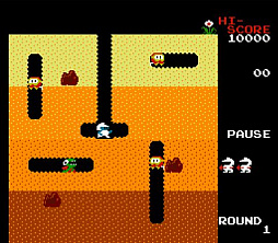 画像ギャラリー No.001のサムネイル画像 / 「auスマートパスプレミアム クラシックゲーム」にディグダグなど3タイトルが追加