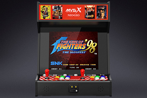 NEO・GEOの50タイトルを収録した「SNK NEOGEO MVSX」が北米向けに発表