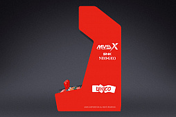 画像集#004のサムネイル/NEO・GEOの50タイトルを収録した「SNK NEOGEO MVSX」が北米向けに発表。台座込みで“駄菓子屋ネオジオ”とほぼ同じ全高