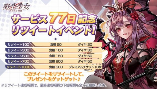 画像ギャラリー No.009のサムネイル画像 / 「野生少女」のサービス77日記念イベントが開催。TVCMが放送決定