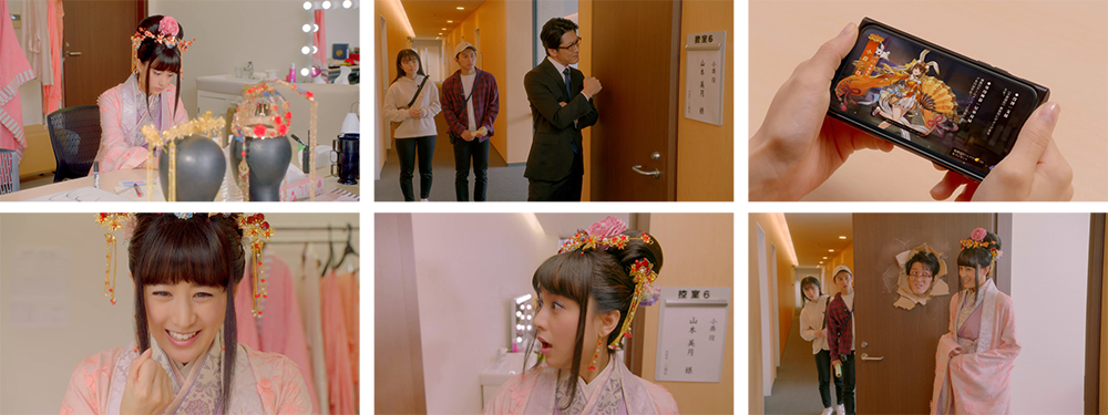 スマホ向けrpg 三国志名将伝 と映画 新解釈 三國志 のコラボによる新cmが公開 山本美月さんが劇中衣装で登場