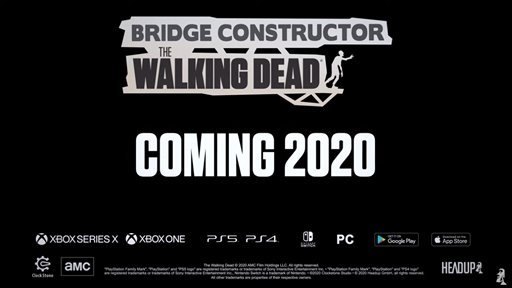 画像集#005のサムネイル/「Bridge Constructor The Walking Dead」が発表。ゲームの世界観を紹介するライブアクショントレイラーが公開