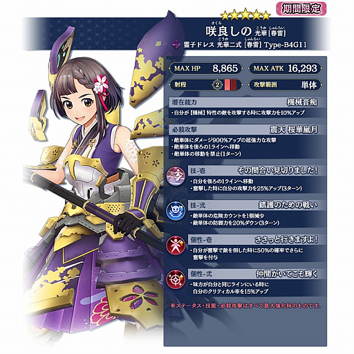 サクラ革命」，咲良しのの新たな霊子ドレスが登場。誕生日記念