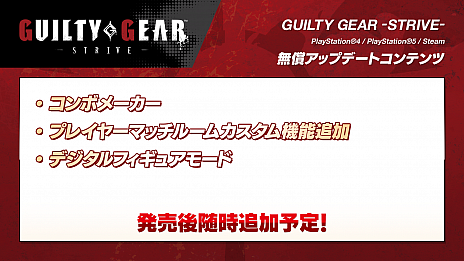 ���������꡼ No.004�Υ���ͥ������ / ��GUILTY GEAR -STRIVE-�ס�ȯ��ľ�������ˤƥ����ץ˥󥰱�����ȯ��ľ���ȥ쥤�顼�������������ʿ�ʪ�ȥϥåԡ����������ɤ��о�