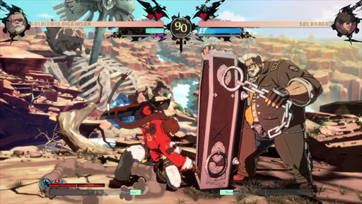 画像ギャラリー No.006のサムネイル画像 / 「GUILTY GEAR -STRIVE-」,ゴールドルイス=ディキンソンのプレイフィールをお届け。シーズンパス所有者は本日夕方頃からプレイ可能に