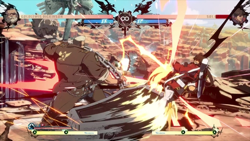 画像ギャラリー No.007のサムネイル画像 / 「GUILTY GEAR -STRIVE-」,ゴールドルイス=ディキンソンのプレイフィールをお届け。シーズンパス所有者は本日夕方頃からプレイ可能に